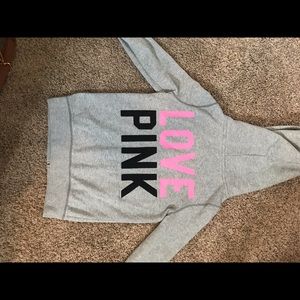 PINK zip up sweatshirt